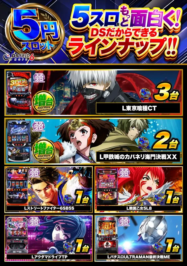 DS FIELD6の最新情報画像