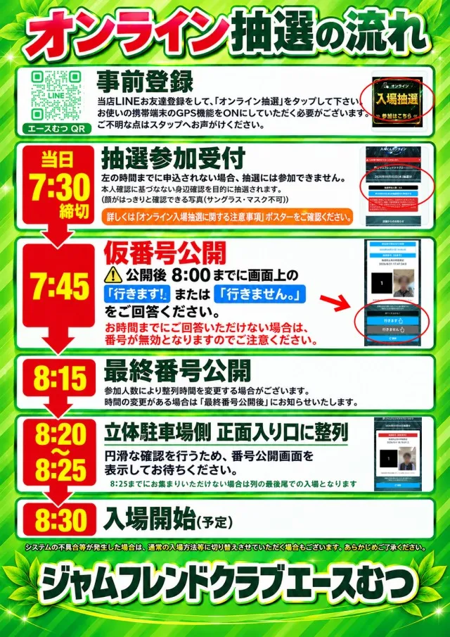 ジャムフレンドクラブエースむつの最新情報画像