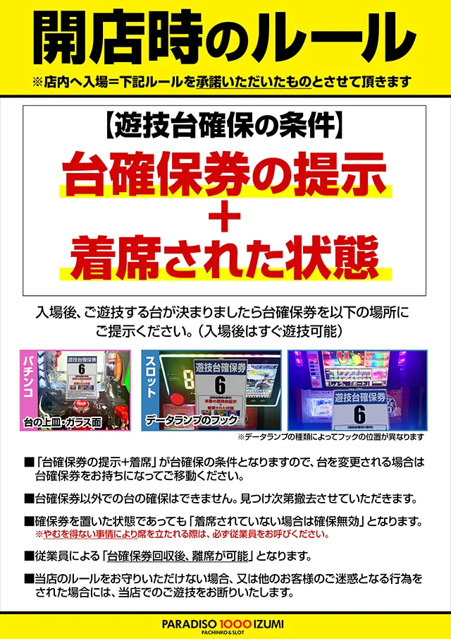 パラディソ1000泉店の最新情報画像