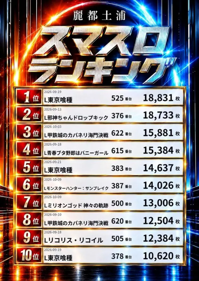 レイトスロットステージ土浦の最新情報画像