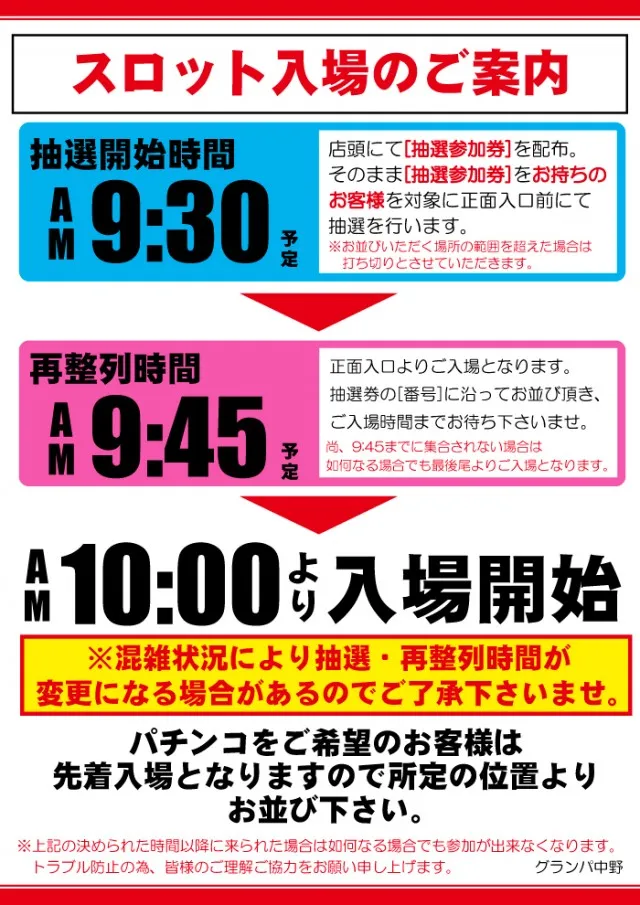 グランパ中野の最新情報画像