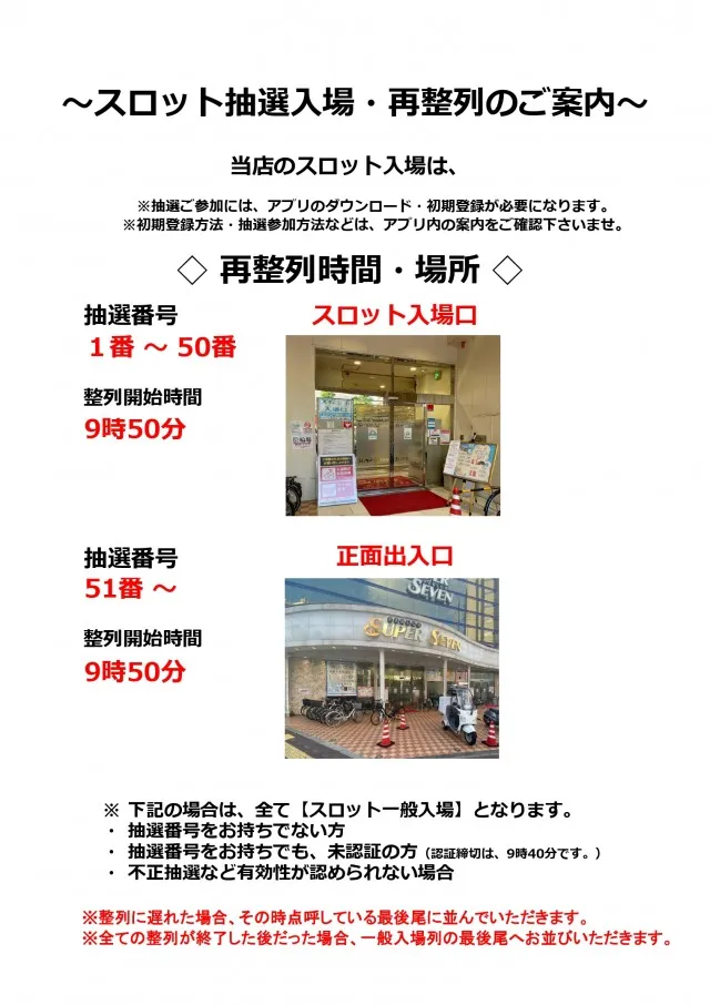 パーラースーパーセブン新中野店の最新情報画像