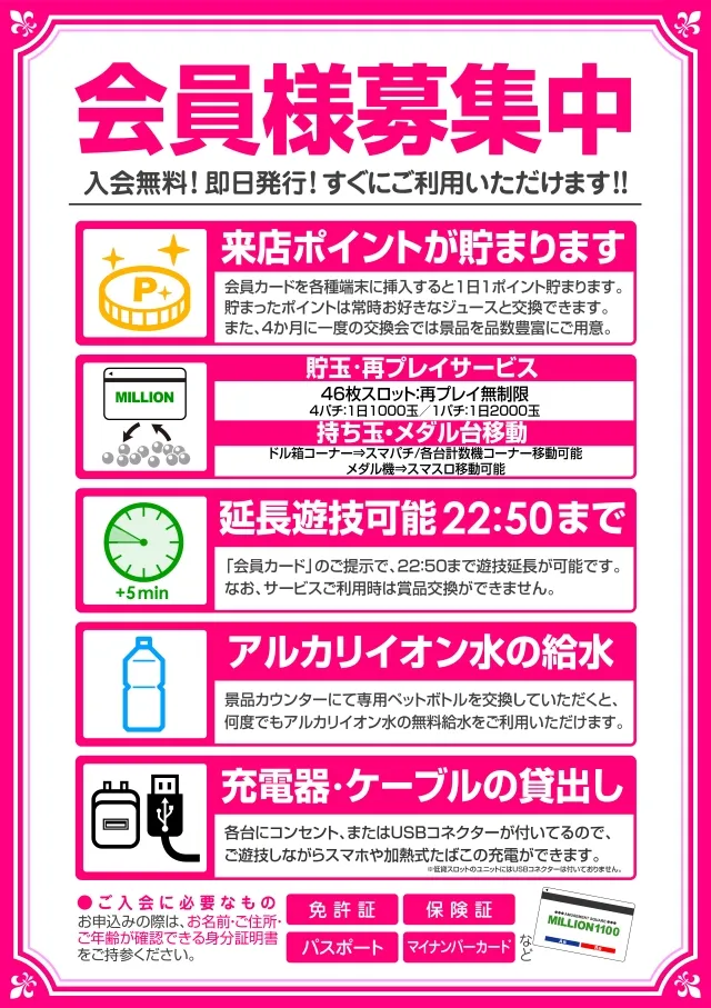 ミリオン1100朝霞店の最新情報画像