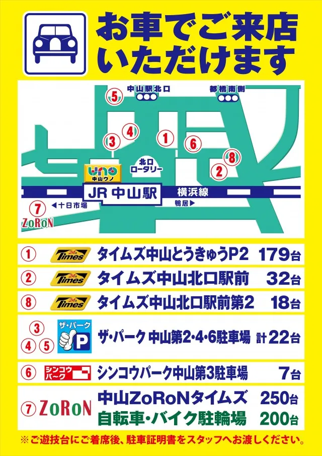 中山UNOの最新情報画像