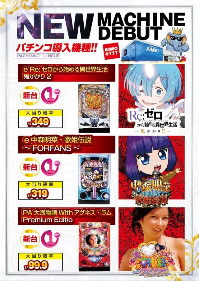 ＪＵＭＢＯパーク大蒲店の最新情報画像