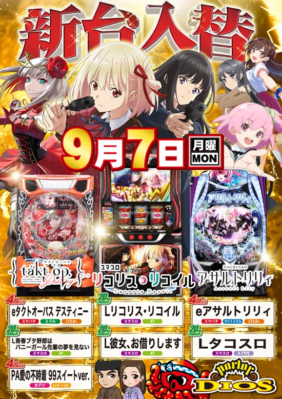 新台入替