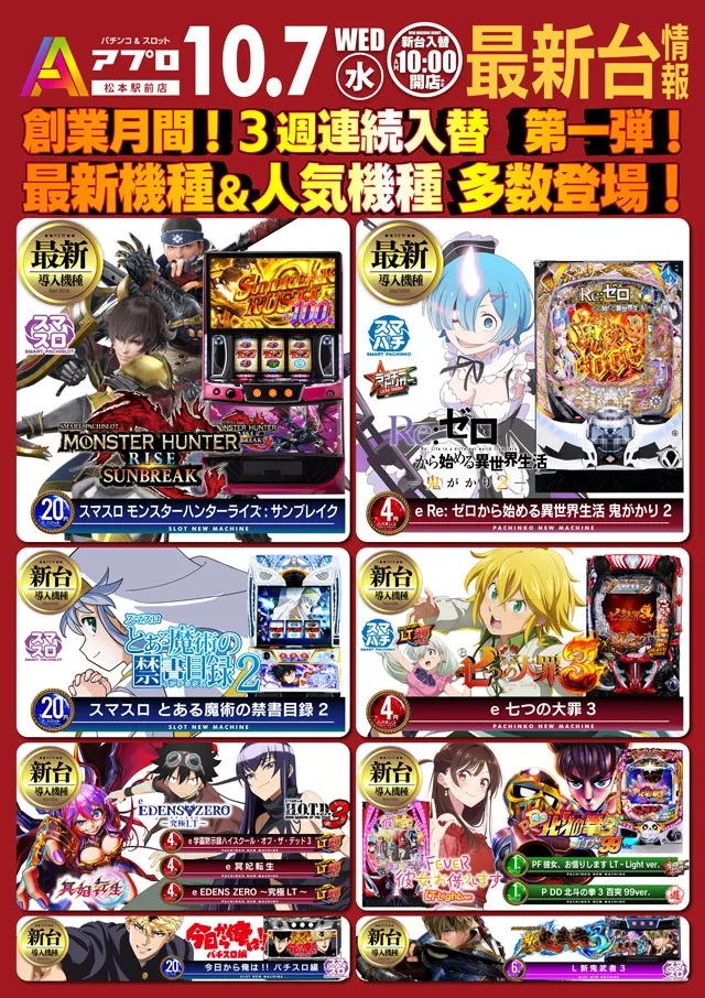 新台入替