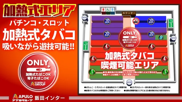 加熱式エリア