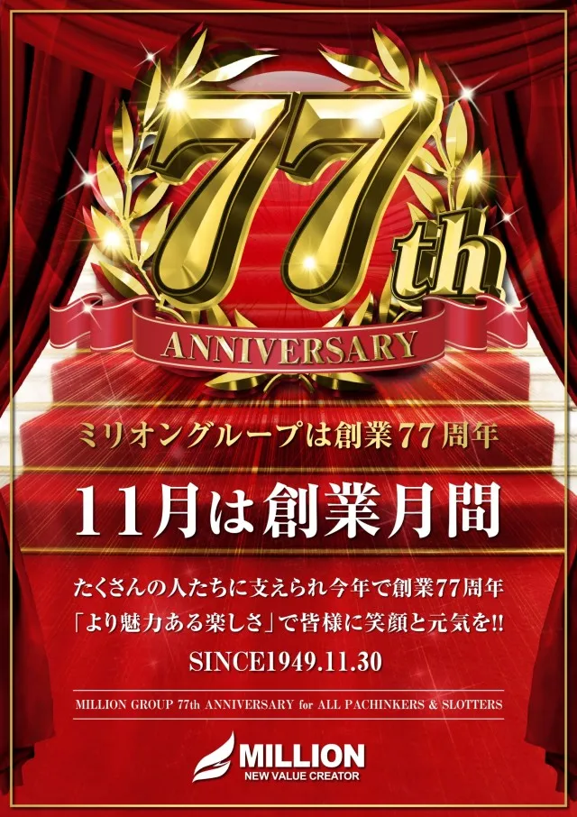 ミリオン石神井公園店 スロット館の最新情報画像