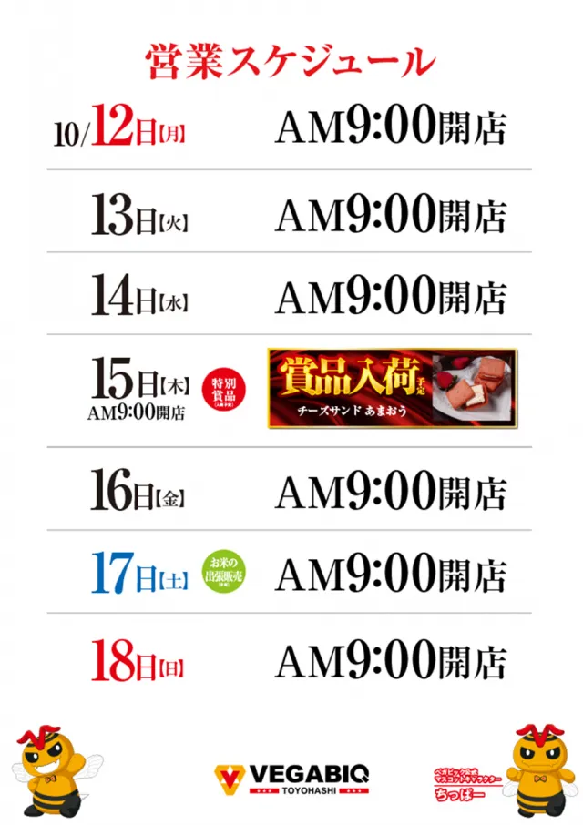 ベガビック豊橋店の最新情報画像
