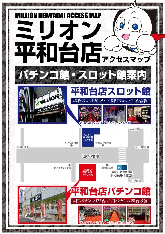 ミリオン平和台店パチンコ館の最新情報画像