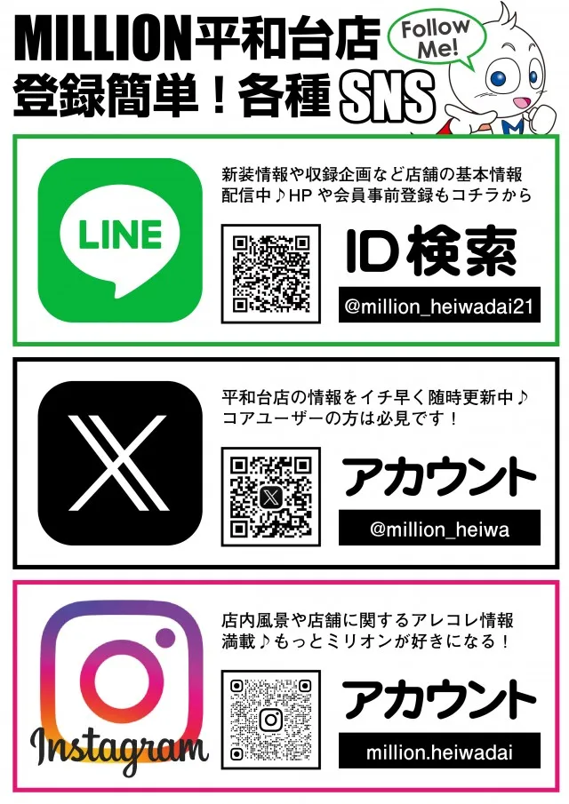 ミリオン平和台店パチンコ館の最新情報画像