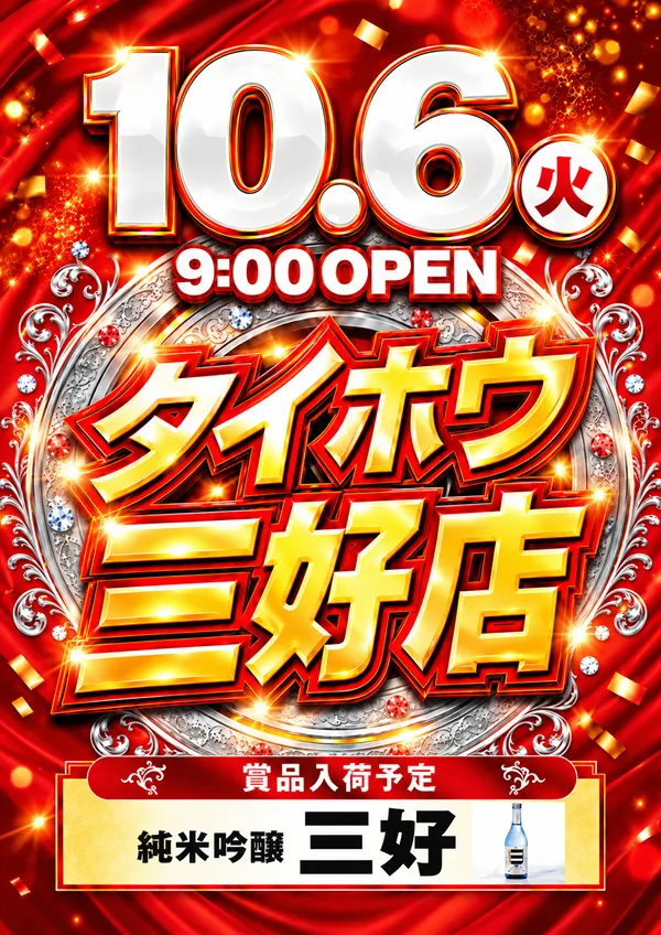タイホウ三好店の最新情報画像