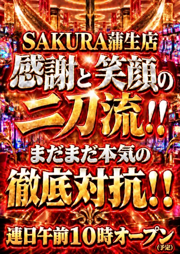 パチンコサクラ蒲生店の最新情報画像