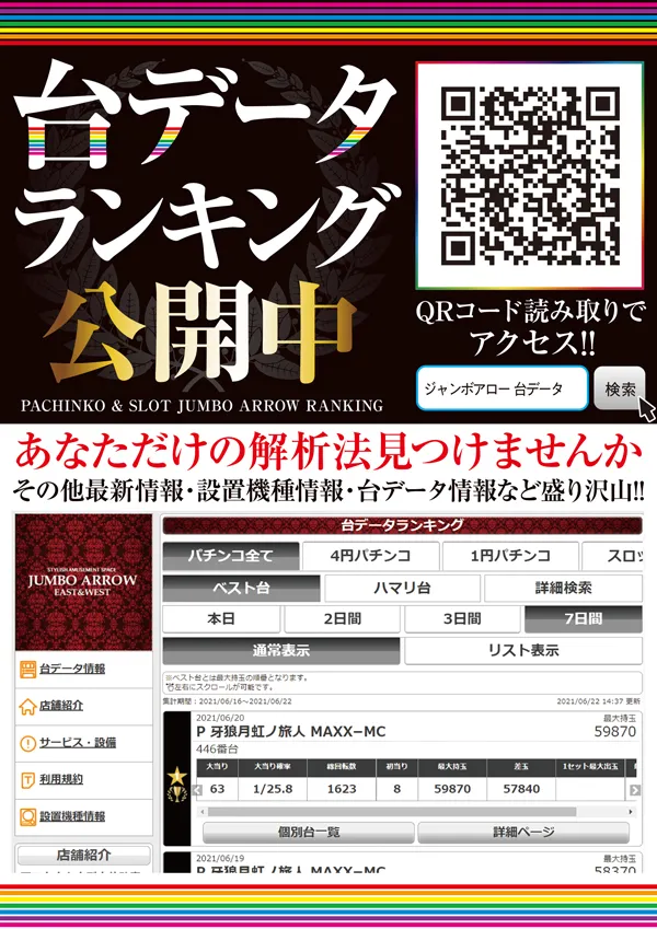 ジャンボアローの最新情報画像