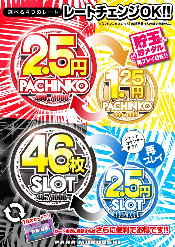プレイヤーズクラブパラ向日市店の最新情報画像