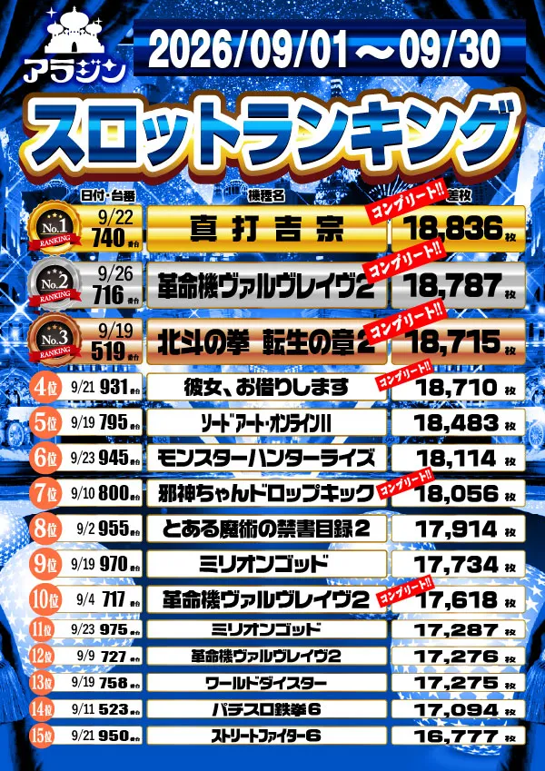 新宿アラジンの最新情報画像