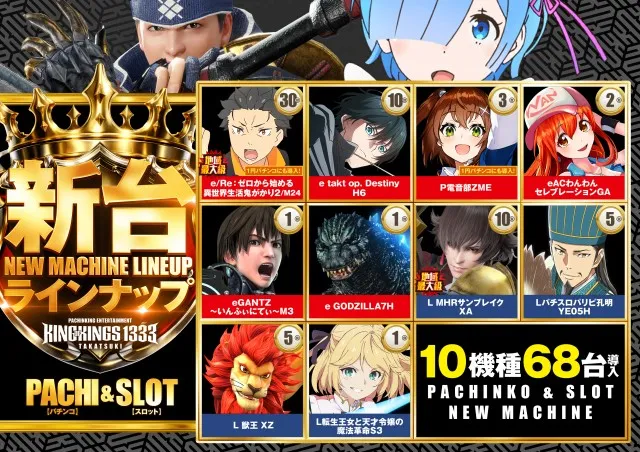 P.E.KING OF KINGS 1333 高槻の最新情報画像