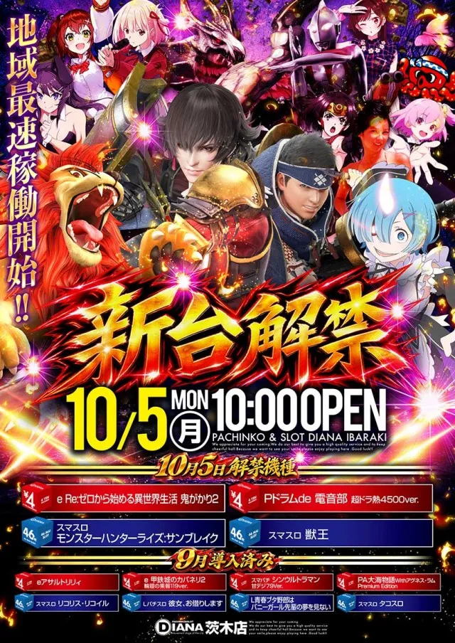 パーラーダイアナ茨木店の最新情報画像