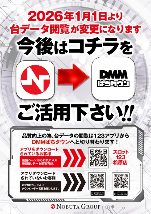 スロット123松原店の最新情報画像