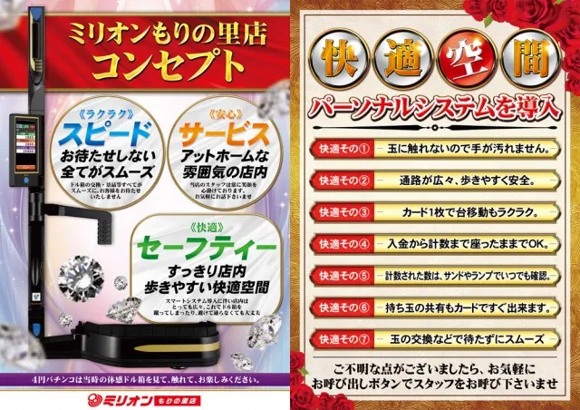 ミリオンもりの里店の最新情報画像