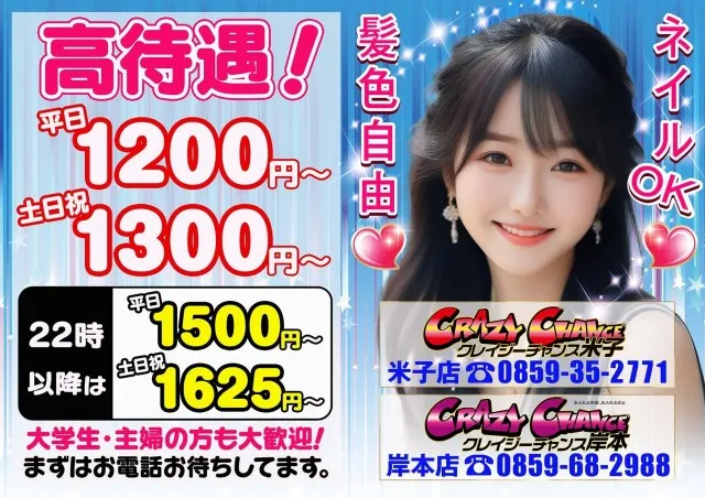 クレイジーチャンス米子の最新情報画像
