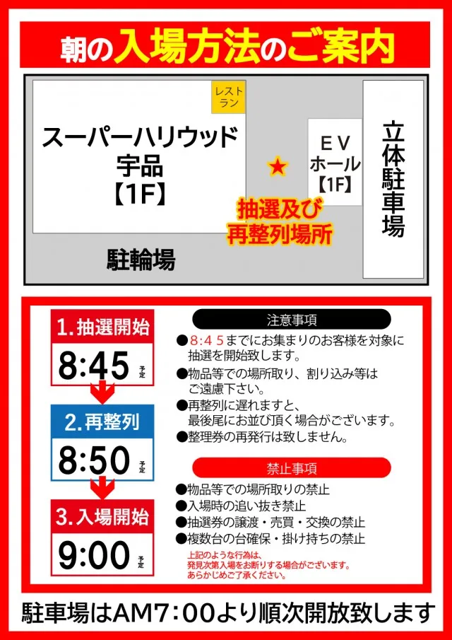 スーパーハリウッド宇品&アルファーの最新情報画像