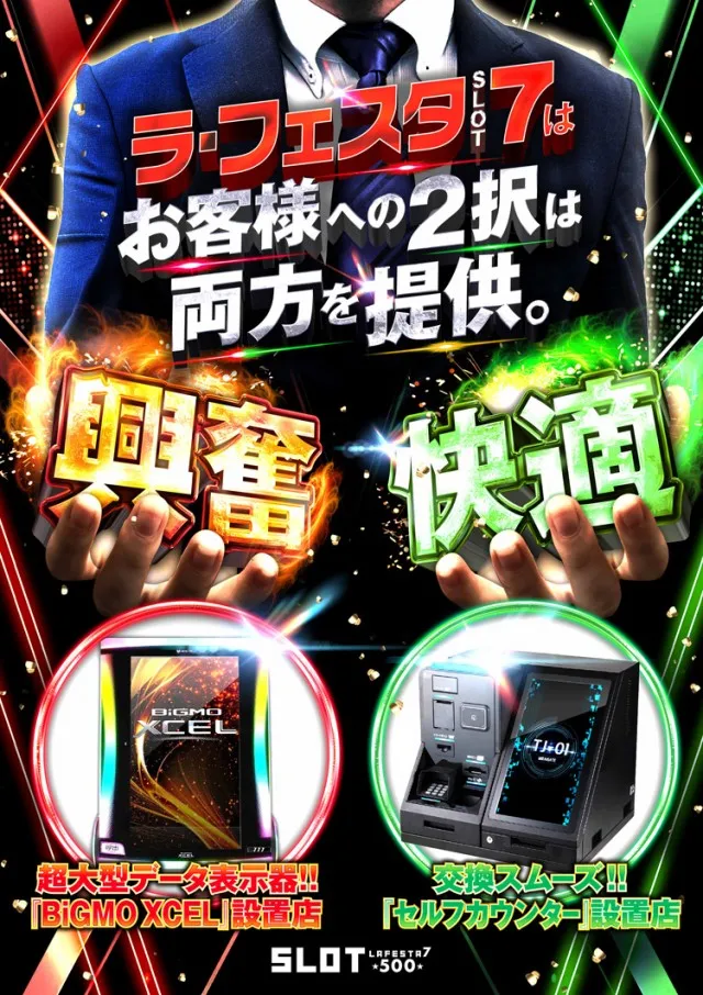 ラ･フェスタ5 & スロット7の最新情報画像