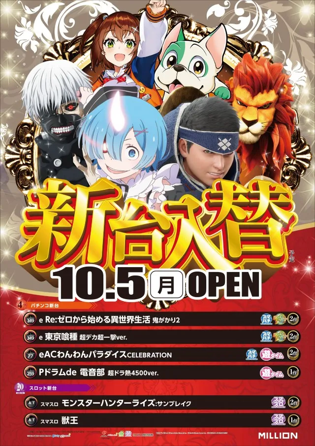 ミリオン金磯店の最新情報画像