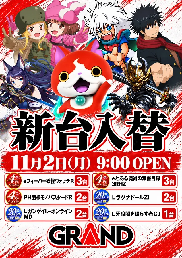パーラーグランド本店脇町の最新情報画像