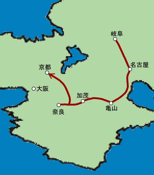 奈良&rarr;京都２０１５－１０