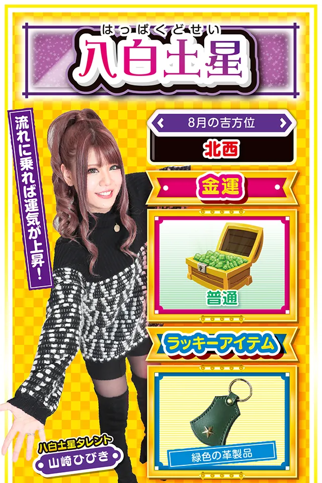 八白土星占い結果