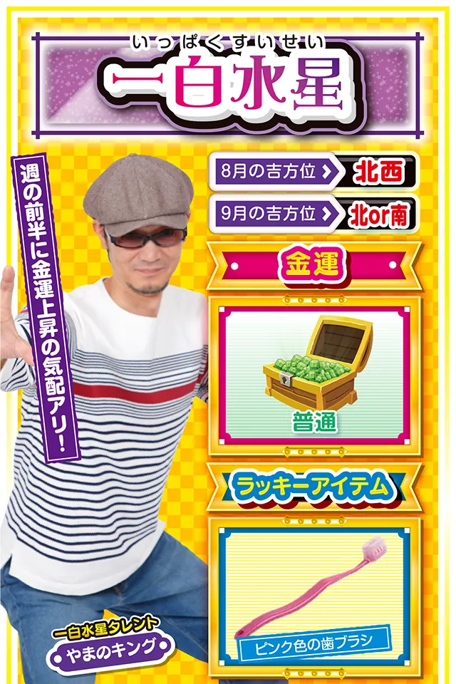 一白水星占い結果