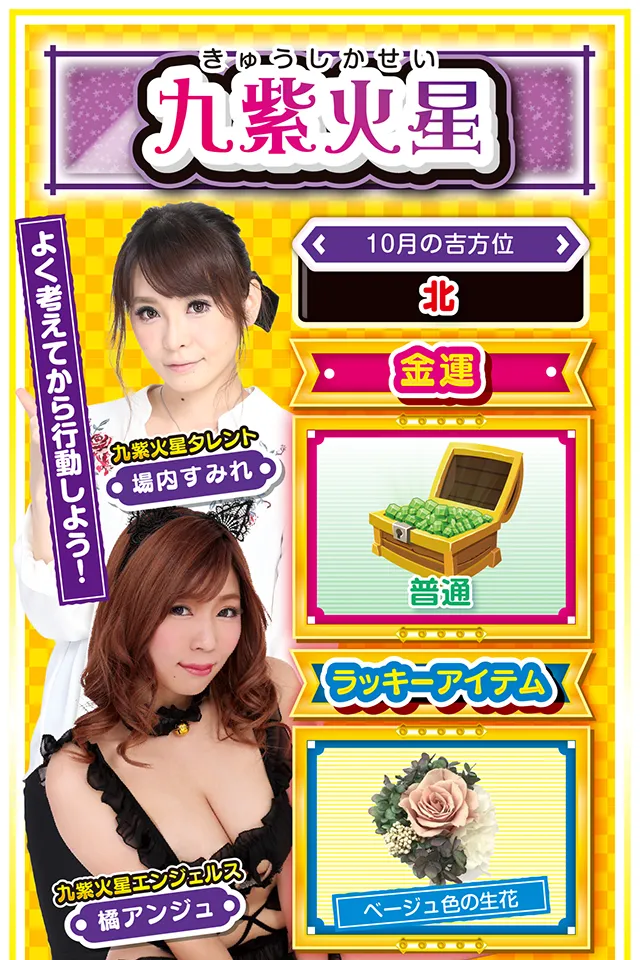 九紫火星占い結果