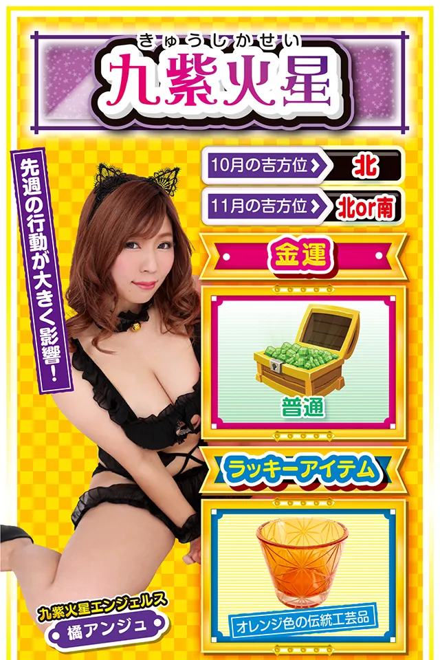 九紫火星占い結果