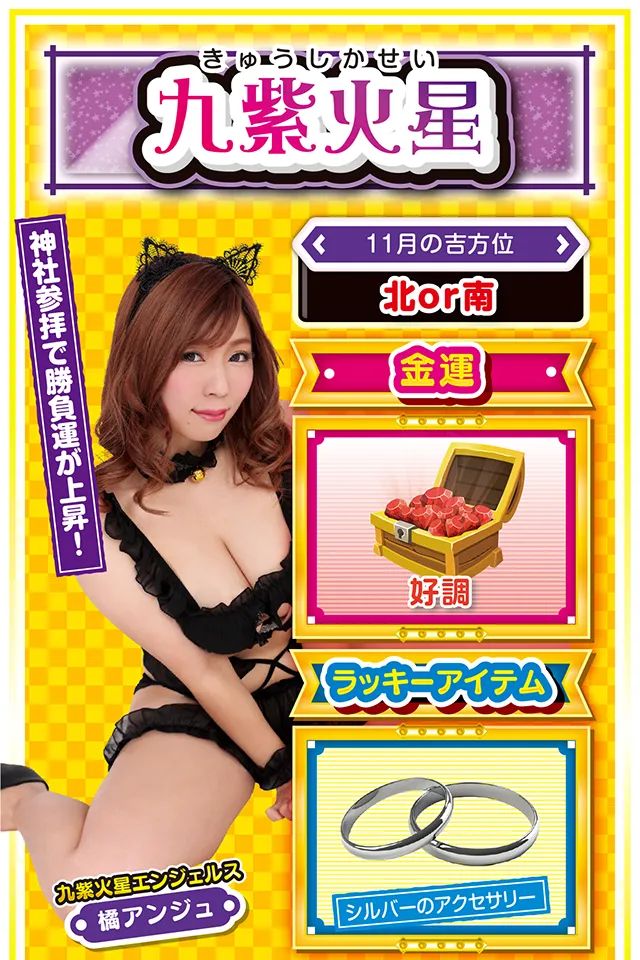 九紫火星占い結果