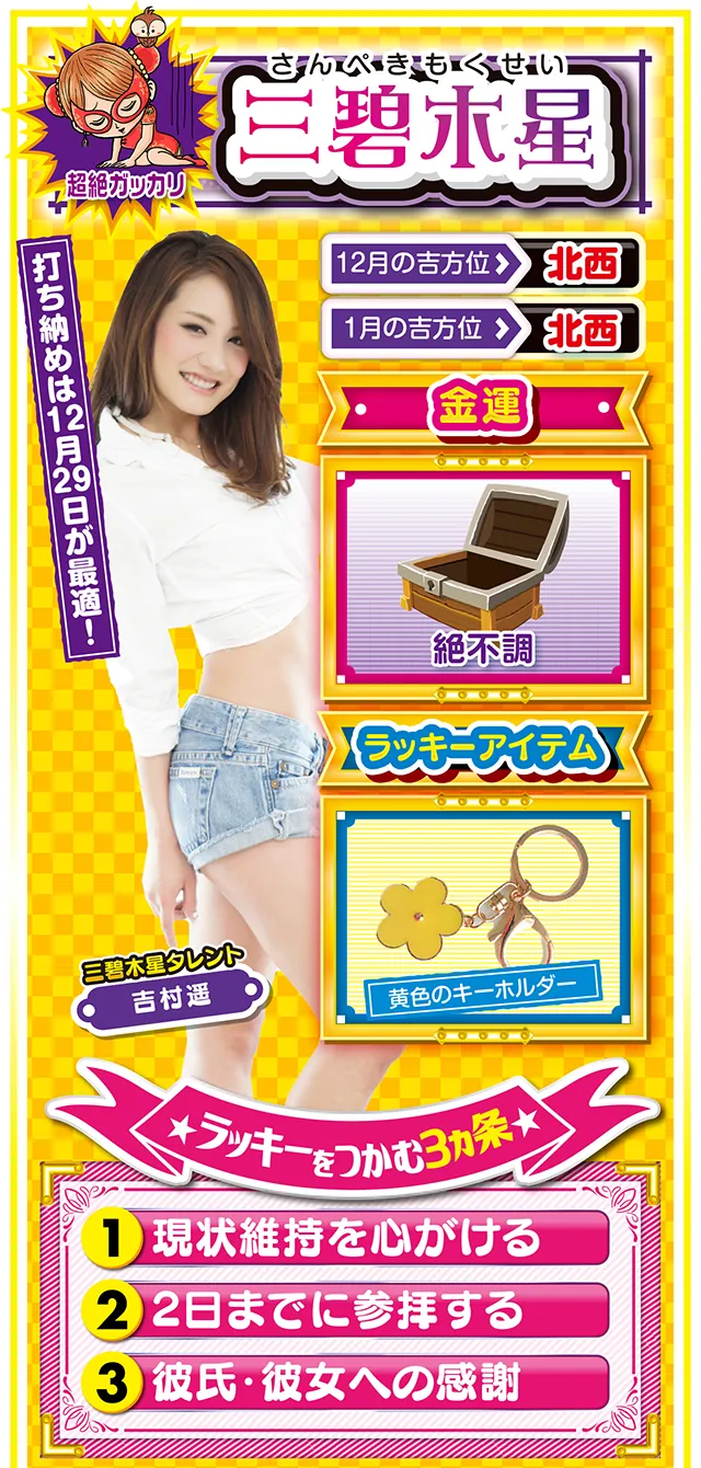 三碧木星占い結果