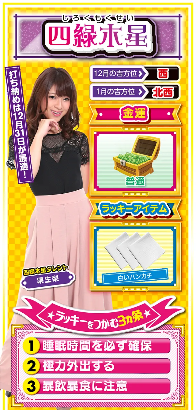 四緑木星占い結果