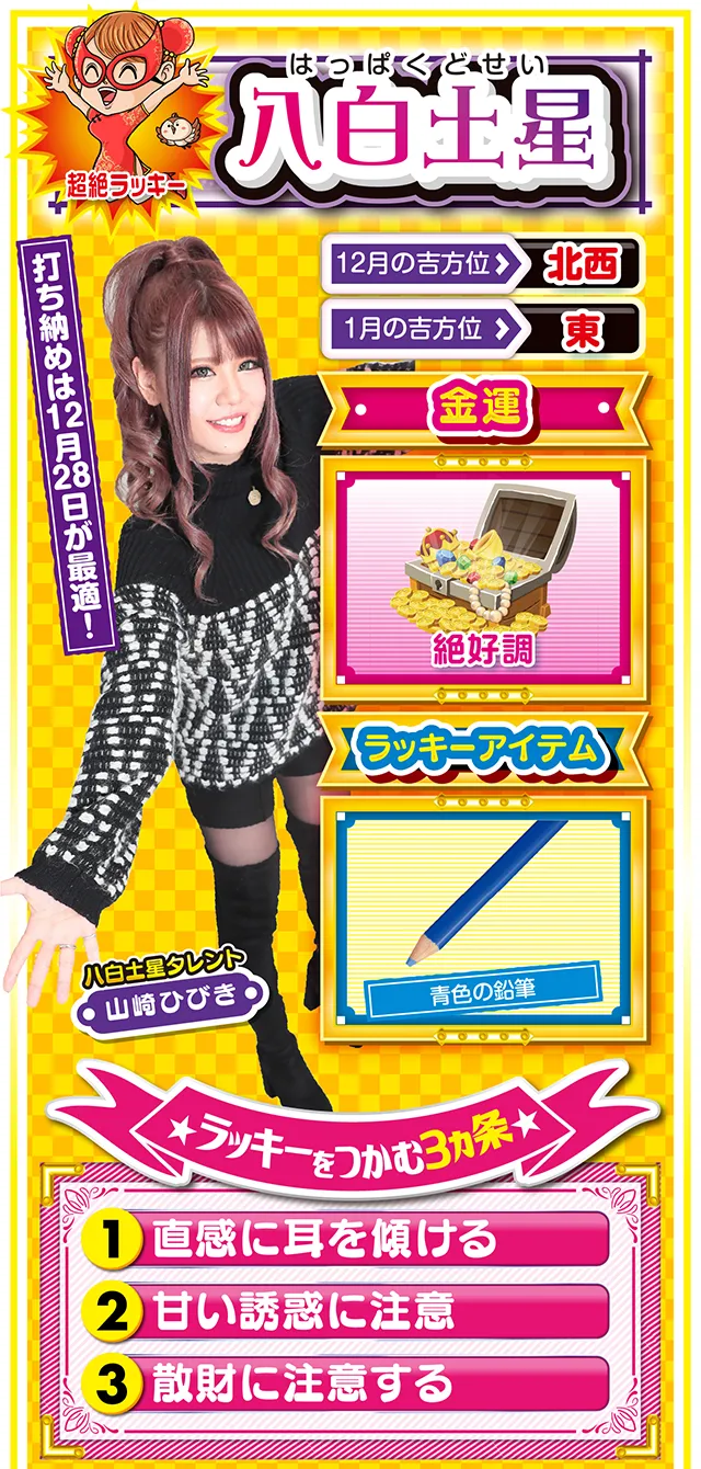 八白土星占い結果
