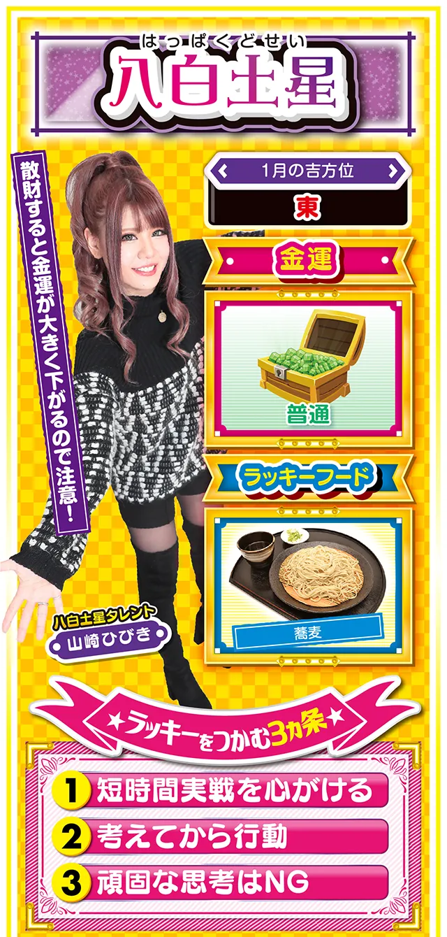八白土星占い結果