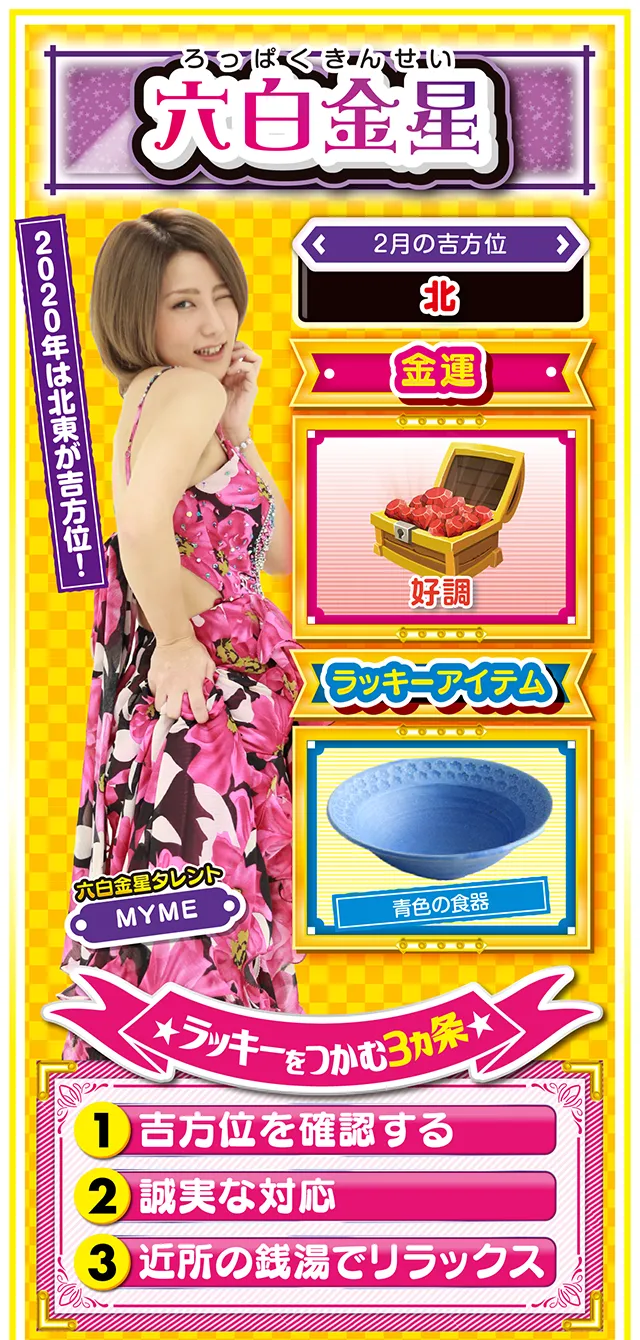 六白金星占い結果