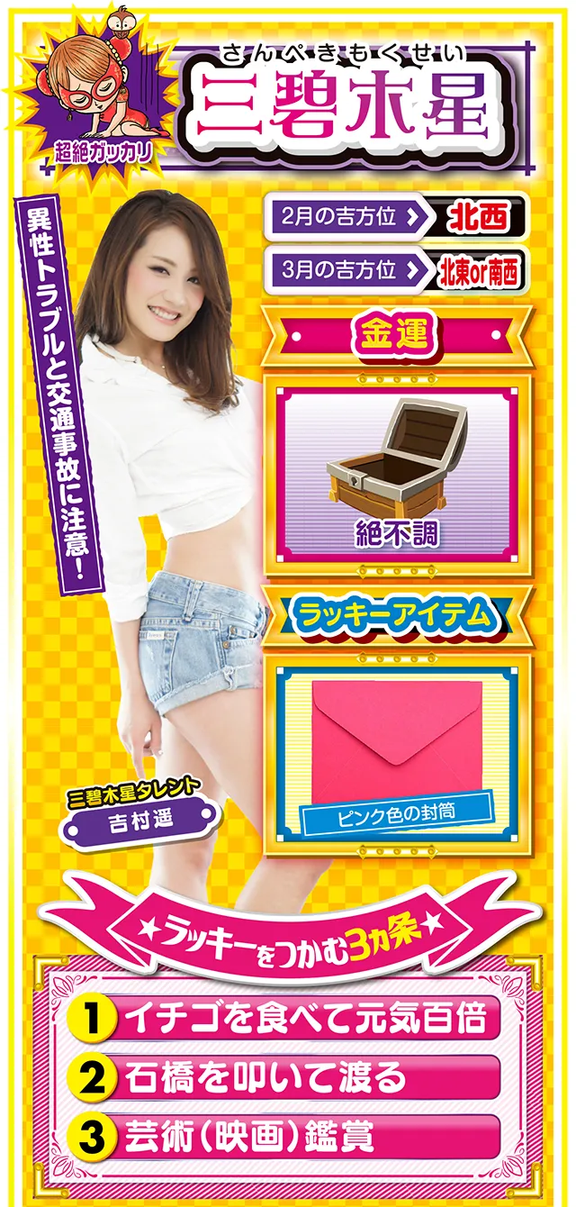 三碧木星占い結果