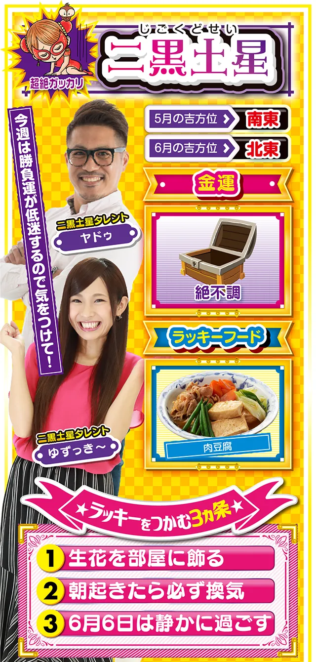 二黒土星占い結果