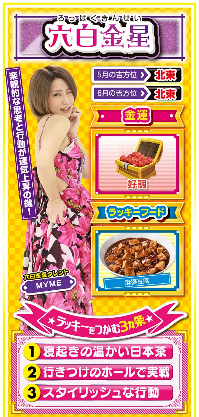六白金星占い結果