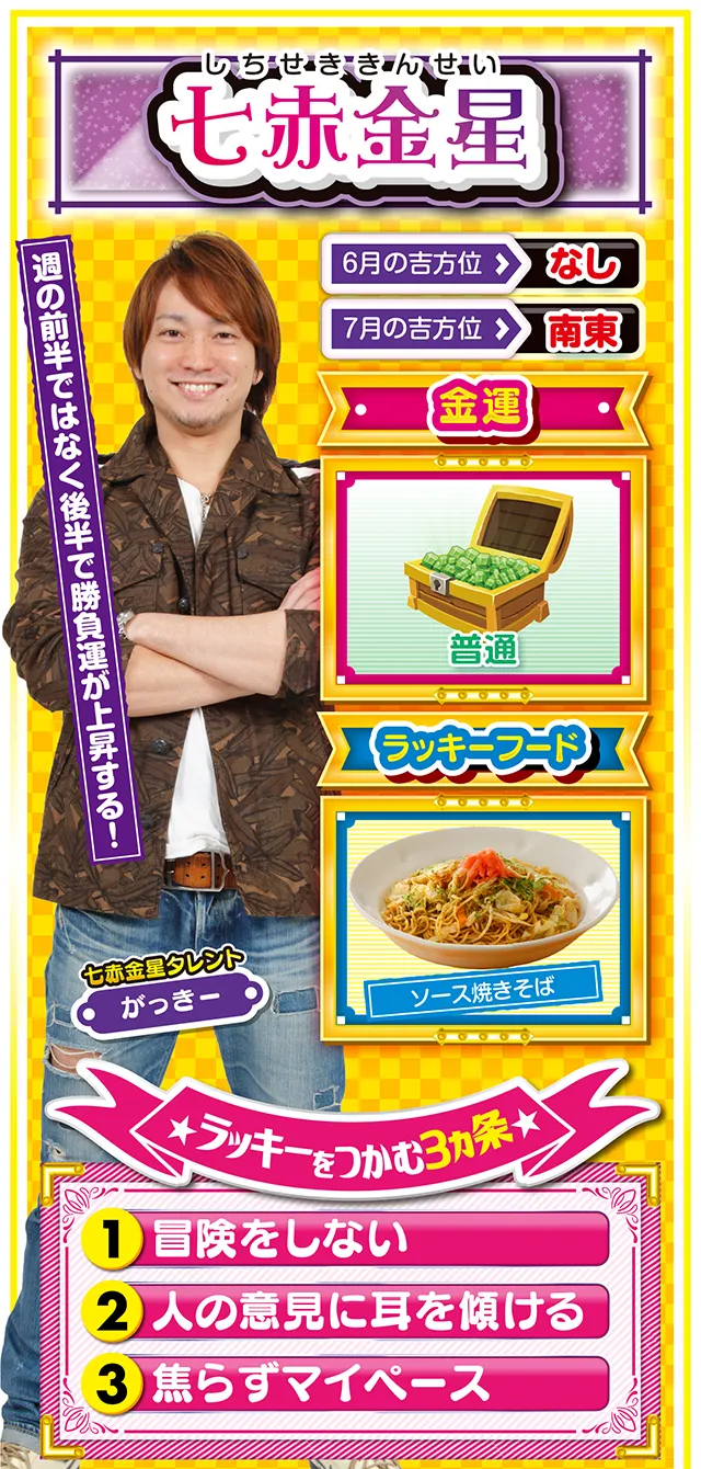 七赤金星占い結果