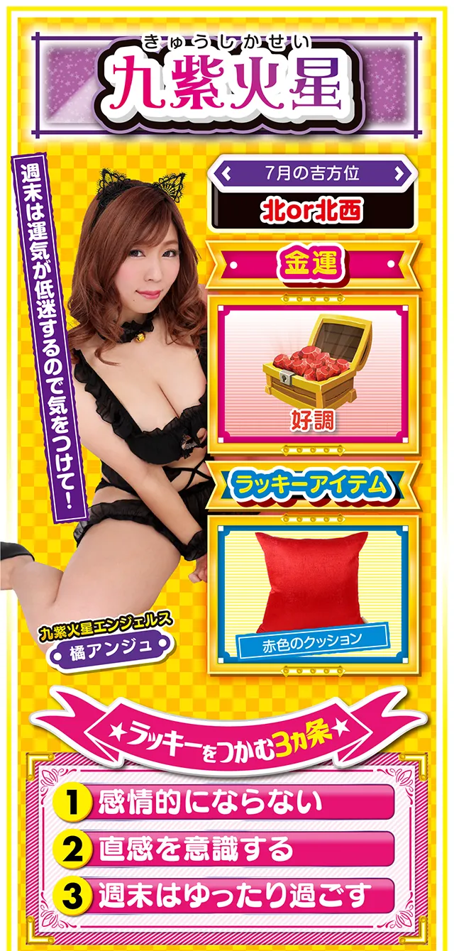 九紫火星占い結果