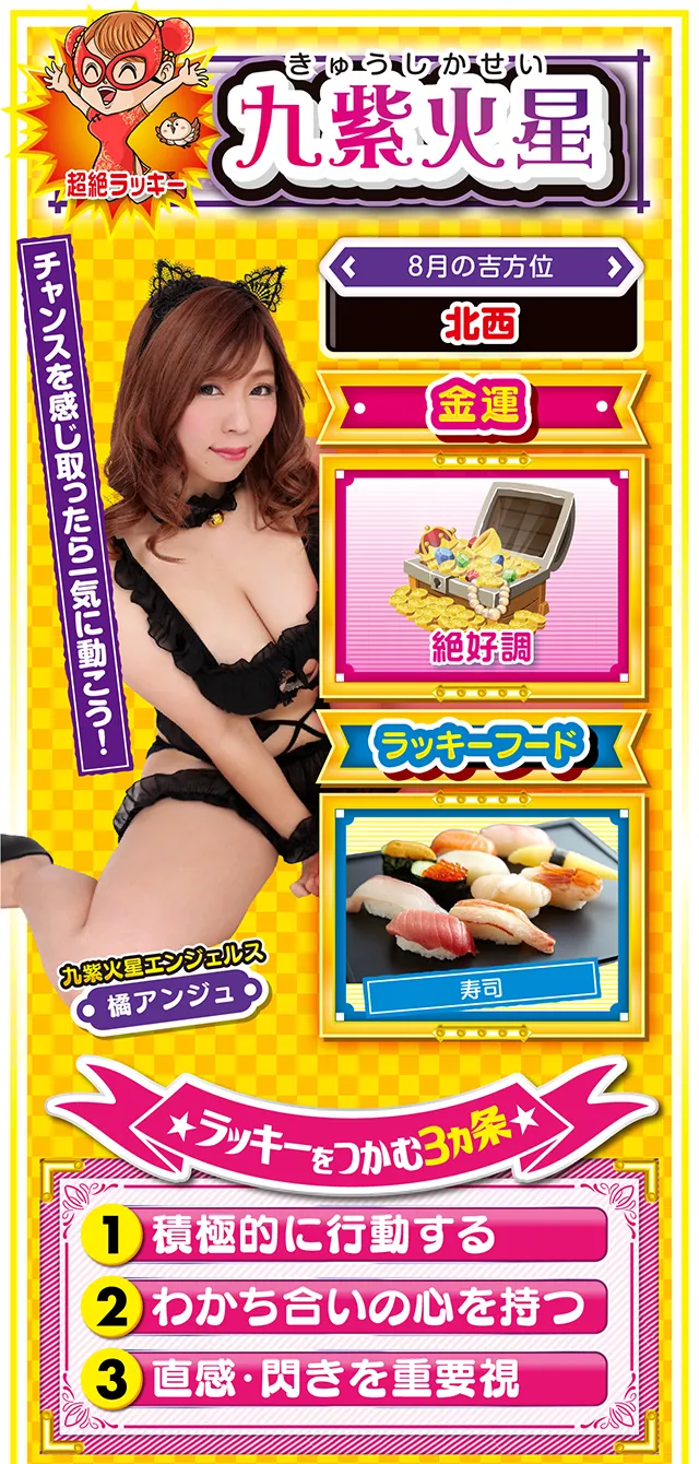 九紫火星占い結果