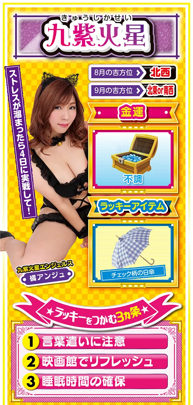 九紫火星占い結果