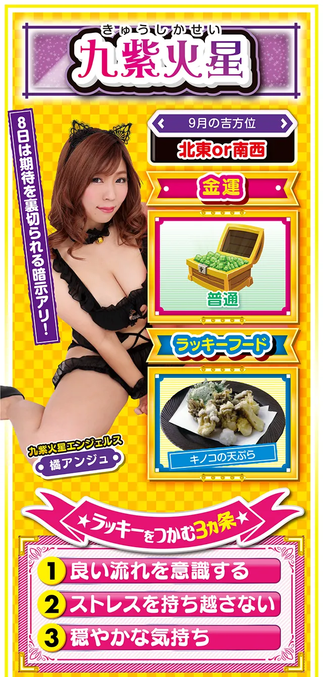 九紫火星占い結果