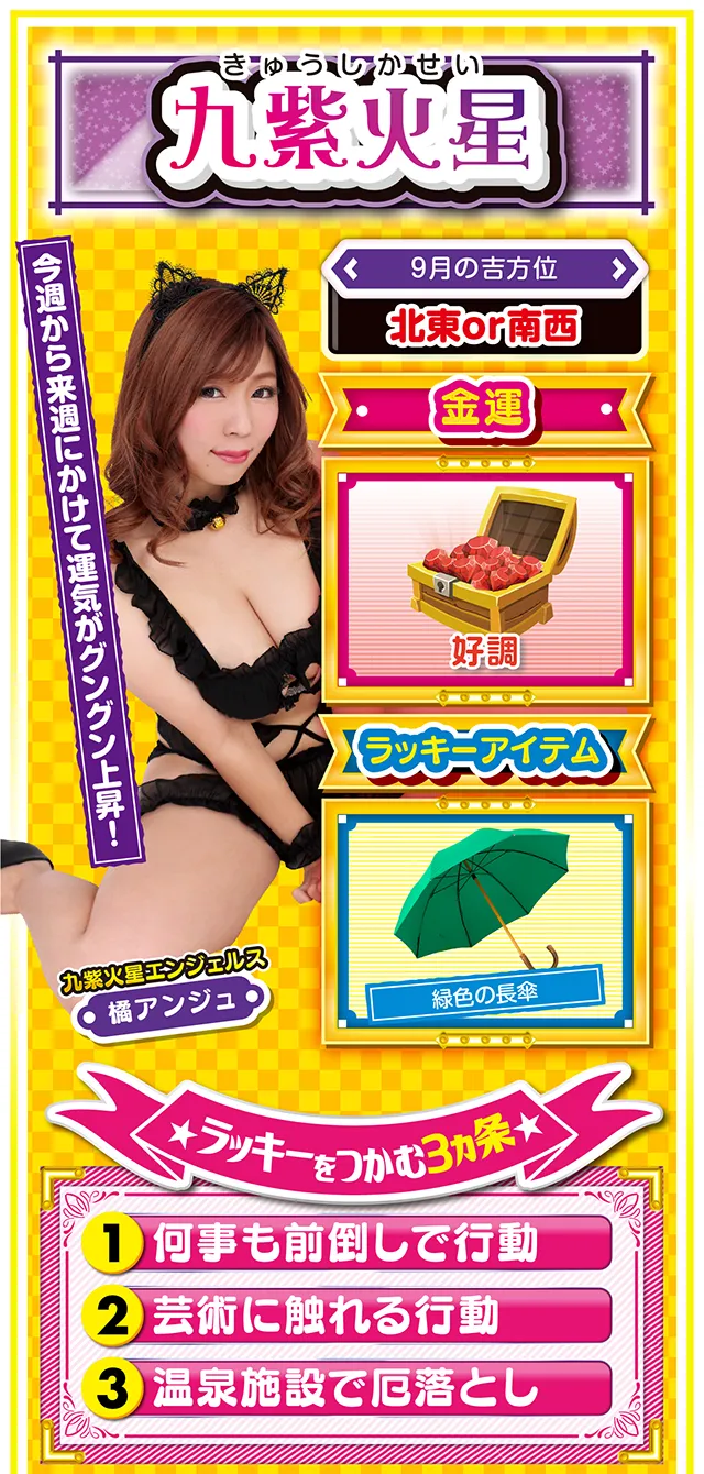 九紫火星占い結果